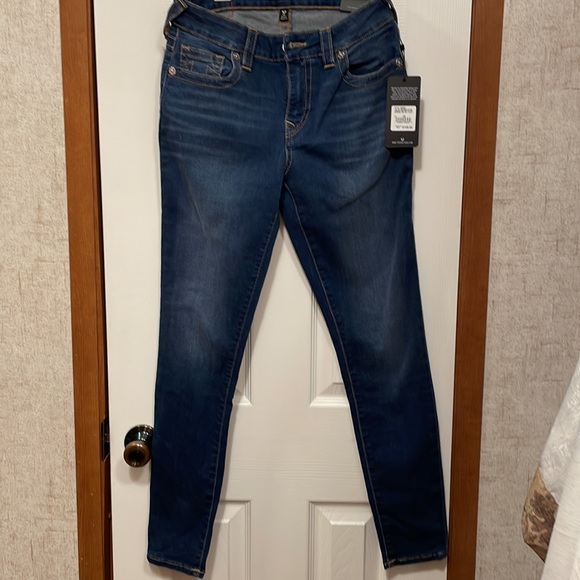 NWT True Religion Jennie curvy mid rise super skinny in dreamcatcher - Picture 3 of 7
